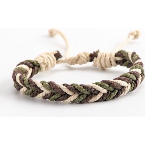 Hand Made Rope Bracelet Bohemian necklaces artware Pendants Vintage Charms Rope Bracelets #HY512