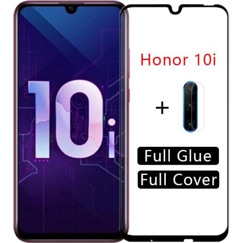 Protective glass honor 10i camera lens film tempered glas screen protector for huawei honor10i honer 10 i i10 huawey huwei hawei