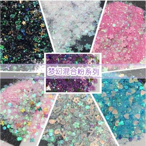 1bottle Glitter Sequins Resin Filling Filler For DIY Nail Art Crystal Epoxy UV Resin Jewelry Making Material Accessories