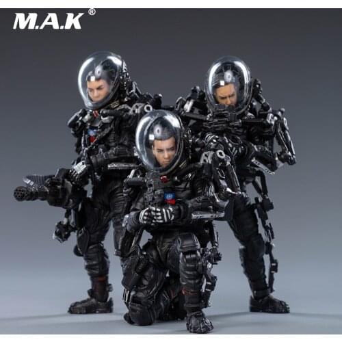 JOYTOY 1/18 JT0388 The Wondering Earth 3pcs Male Soldier Action Figure Doll Toys