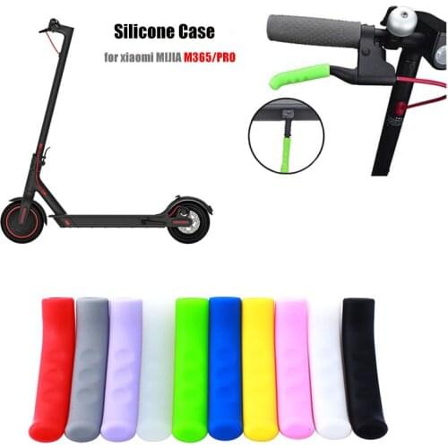 2Pcs Electric Scooter Brake Handle Cover Bike Brakes Silicone Sleeve Anti-slip For Xiaomi M365/PRO Universal Brake Lever Covers