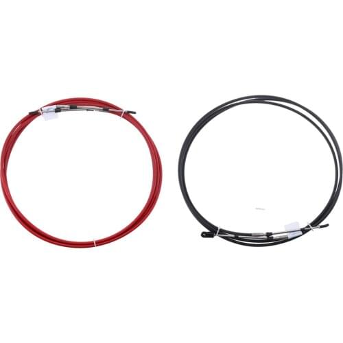 2xMarine Control Lever Cable Fit for Yamaha Outboard Boat Engine Inboard Throttle 8 FT Length