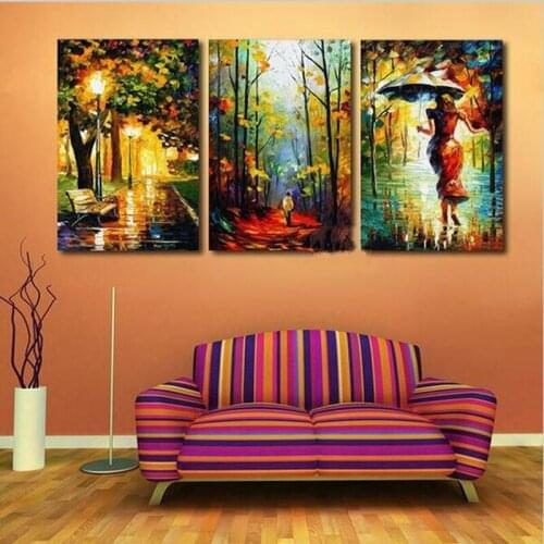Beautiful Scenery Triptych 5D Diy Diamond Mosaic Painting Home Decoration Full Square Drill Embroidery Pictures Of Rhinestones