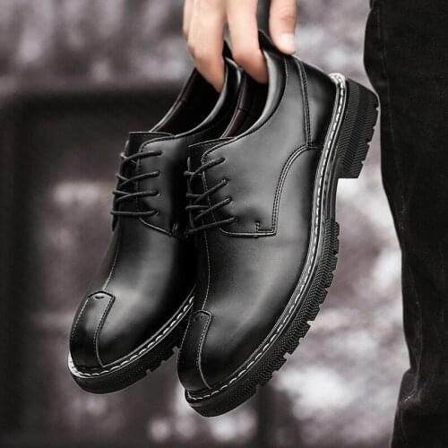 Fashion Men Casual Shoes New Autumn men Flats Cow Split Male Oxfords Men Leather Shoes Zapatillas Hombre Business Formal Shoes