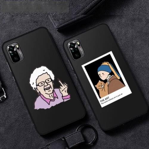 Art david fashion FUNNY Van Gogh Phone Case For Xiaomi Mi Redmi Note 8T 9T 9S 9A 10 7 8 9 Lite pro