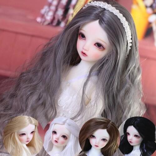 New Arrival 1/3 1/4 1/6 1/8 Bjd SD Doll Wig High Temperature Wire Fashion Long Wavy For Super Hair