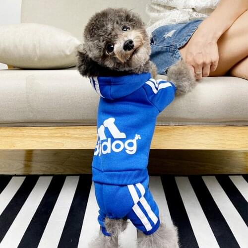 Pet Dog Clothing Puppies Hat Sweatshirt Winter Warm Chihuahua Hoodies Coat French Bulldog Teddy Corgi Fashion Jacket Pet Clothes