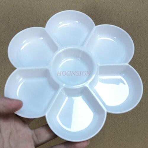 Painting gouache box Watercolor palette plum plate thickened palette easy to wash resistant drop