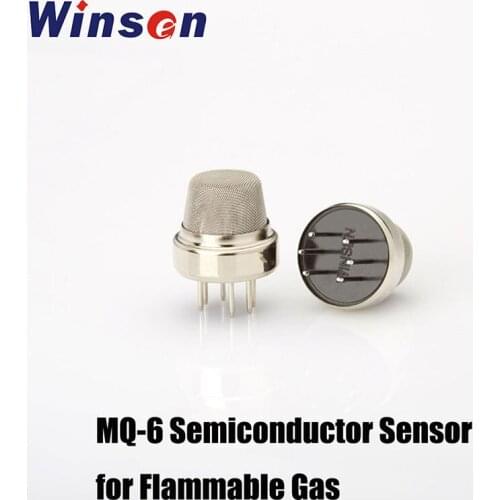 10pcs Winsen MQ-6/MQ-6B Semiconductor Sensor for Flammable Gas Propane Leakage Alarm LPG Testing