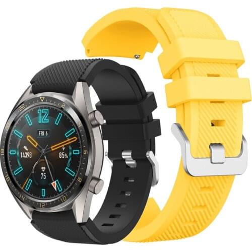 Sport watchband for huawei gt2 strap smart watch accessories 22mm Silicone sport bracelet men band for huawei gt 2 46mm correa