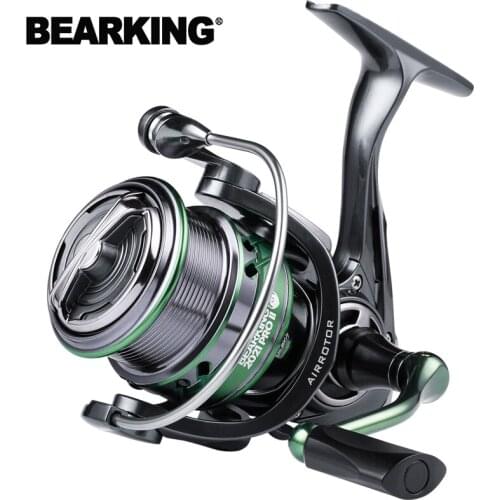 BEARKING Brand HJ series 7BB Stainless steel bearing 6.2:1 Fishing Reel Drag System 17lbs Max Power Spinning Wheel Fishing Coil