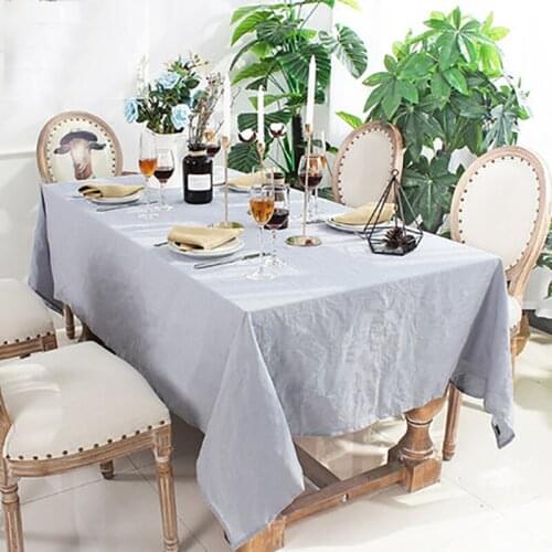 Tafelkleed Cotton Tablecloth Pure Color Nappe Rectangulaire Nordic Modern Simple Fabric Mantel Mesa Decoration скатерть на стол
