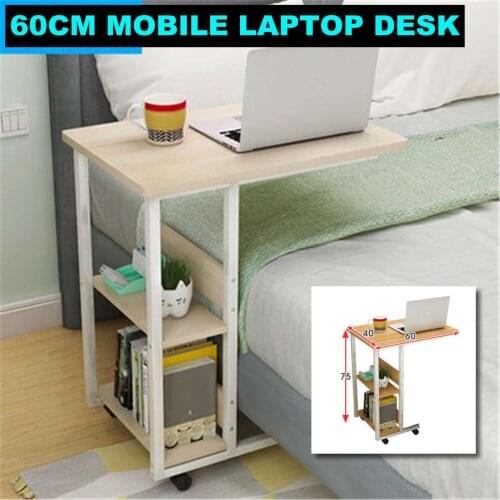 Overbed Table Sofa Table TV Tray Table Laptop Desk Side Table Snack Tray for Bedside Couch Sofa Writing Reading Living Room