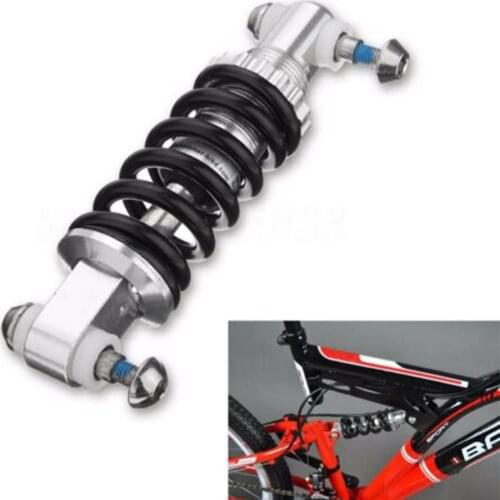 450LBS/in Bicycle Rear Shocks Suspension Bumper Bike Frame Spring Shock Damper Absorber On For MTB Folding Bike 100/125/150mm