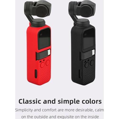 Protective Cover Case Soft Silicone Lens Cap Protector Dustproof Waterproof for POCKET 2 Handheld Gimbal Camera Parts