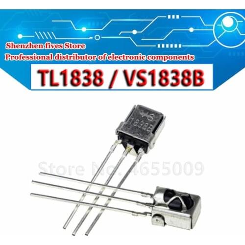 10pcs/lot TL1838 VS1838 VS1838B In Stock