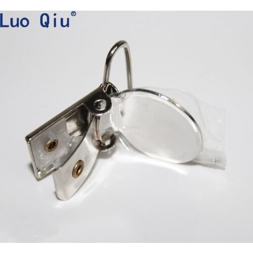 100Pcs/pack Metal Clips For Suspenders,25MM Round Pacifier Suspender Clip Garment Accessories Ribbon Craft Sewing Tool