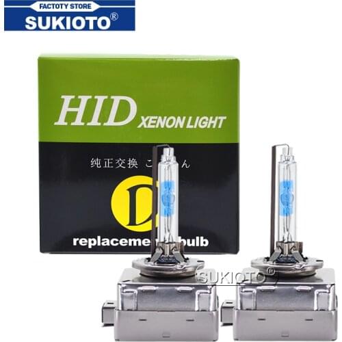 SUKIOTO 2PCS Car Headlight 35W 55W Xenon D1S D2S D3S D4S HID Bulb Lamps 5500K For Audi Nissan Mazda Benz BMW Mitsubishi Peugeot