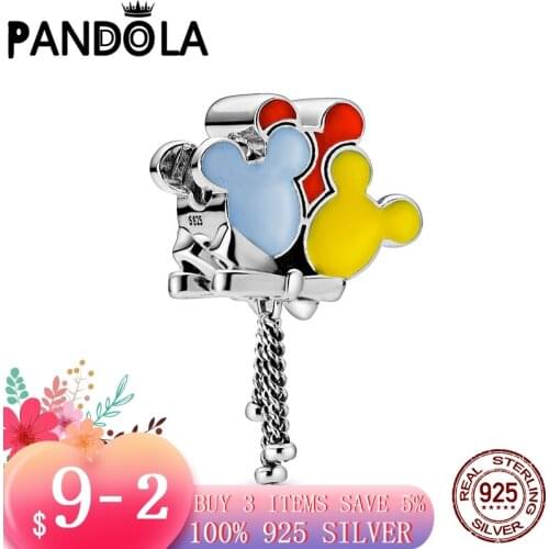 2021 new Top Sale 925 Sterling Silver Cartoon Parks Balloons Charms Beads Fit Original Pandora Bracelets DIY Jewelry Making Gift