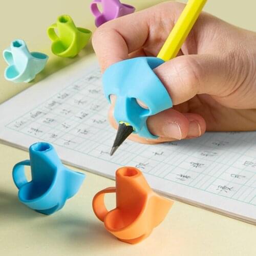 1PC Pen Grips for Kids Handwriting Writing Aid Grip for Preschoolers Silicone Ergonomic Writing Tool for School Supplies