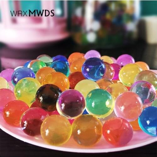 3000 PCS/Bag Crystal Soil Water Beads Hydrogel Balls orbiz Growing Gel Ball 2.5-3mm Big Decorative Flower Wedding Home Decor