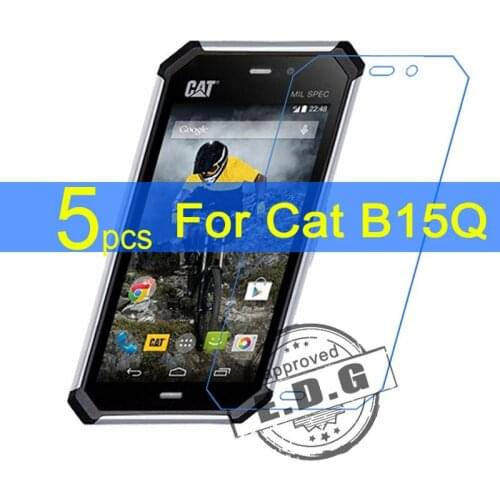 5pcs glossy Ultra Clear/Matte/Nano anti-Explosion LCD Screen Protector Film Cover For Cat B15Q dedicated Protective Film +cloth