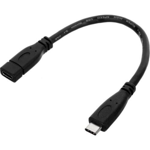 USB-C USB 3.1 Type C Male to Female Extension Data Cable for Laptop & Macbook Tablet Mobile Phone 1m 2m 0.6m 0.2m