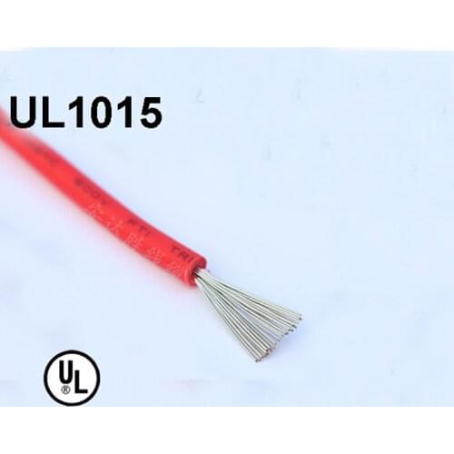 Free shipping 20M UL1015 PVC Tinned Copper Stranded Wire Cable Cord 600V 24 22 20 18AWG