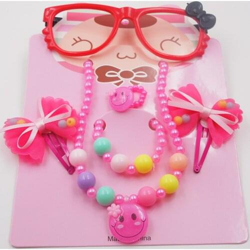 Free Shipping Children jewelry best baby products!Wholesale children/kid jewelry handmade Smile necklace EV-GJ1
