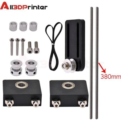 Aluminium Dual Z Axis Upgrade Kit Lead Screw Single Step Motor Pulley Fit for Ender 3/ CR-10 3D Printer Accessories