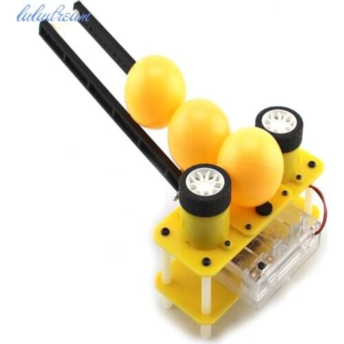 DIY Small Ball Emitter Children Science Experiment Kits Assemble Electric Model Kids Inventions Educational Toy