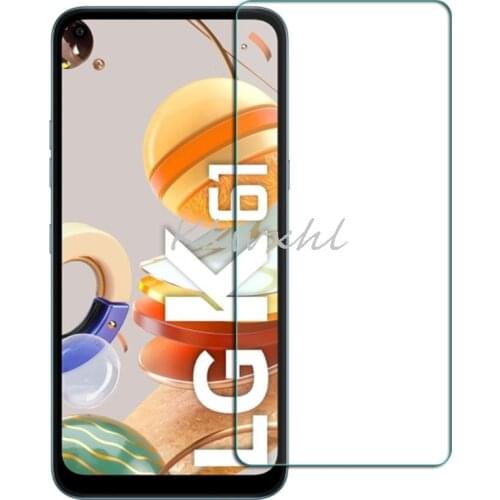 For LG K61 6.53" Screen Protective Tempered Glass ON LGK61 LMQ630EAW, LM-Q630EAW, LM-Q630 Protector Cover Film