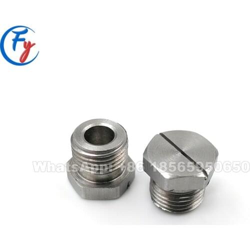 Fs stubby flat fan nozzles, short length flat spray nozzle for equipment washing, fs type jet flat nozzle for dust suppression