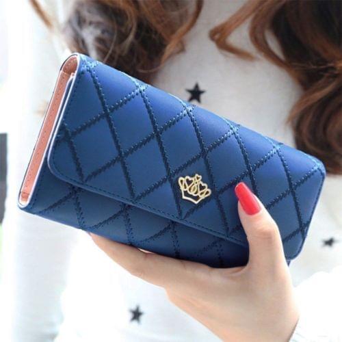 Women Lady Clutch Leather Wallet Long Card Holder Phone Bag Case Purse Handbag Multi-Function Coin Purses Smart Bag