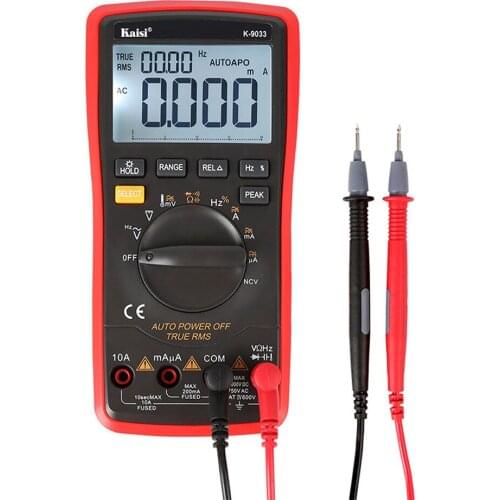 Multimeter Kaisi 9033 High Precision Household Automatic Range Temperature Test Rue Capacitor Repair