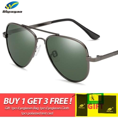 DIGUYAO Fashion Parent-child sunglass TAC Lens Polarized Glasses Metal Frame Brand Sunglasses Driving Mirror male oculos de sol