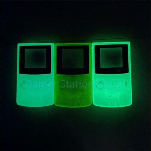 3sets Luminous color plastic shell Replacement Repair Full Shell Housing Case Cover For Game Boy for GBC accessories