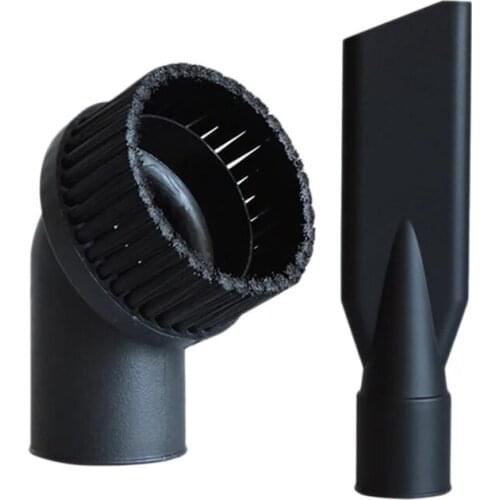 Industrial Vacuum Cleaner Round Brush And Flat Nozzle Sets,Inner 44Mm,Durable,Industrial Vacuum Cleaner Accessories