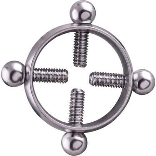 Sexy Alloy Screw On Nipple Ring Barbells Body Piercing Jewelry Sex Product NYZ Shop