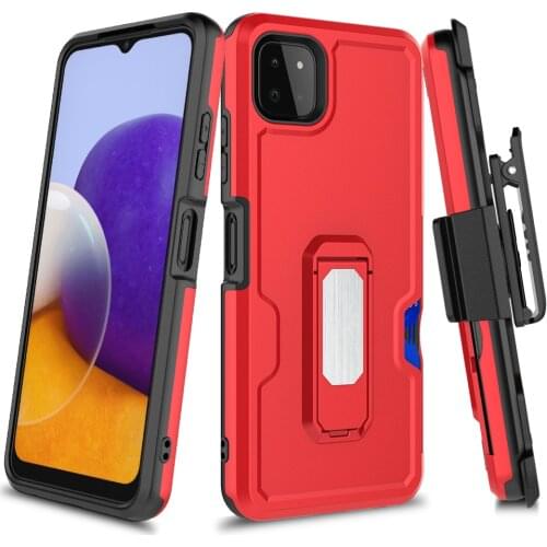 Heavy Duty Shockproof Rugged Case For Samsung Galaxy A22 5G Case Belt Clip Protective Cases For Galaxy A 22 Funda