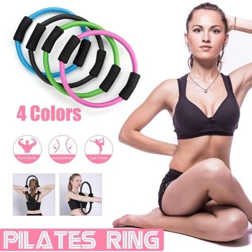 Yoga Magic Ring Fitness Strength Training Band Tension Resistance Pilates Circle Accessories