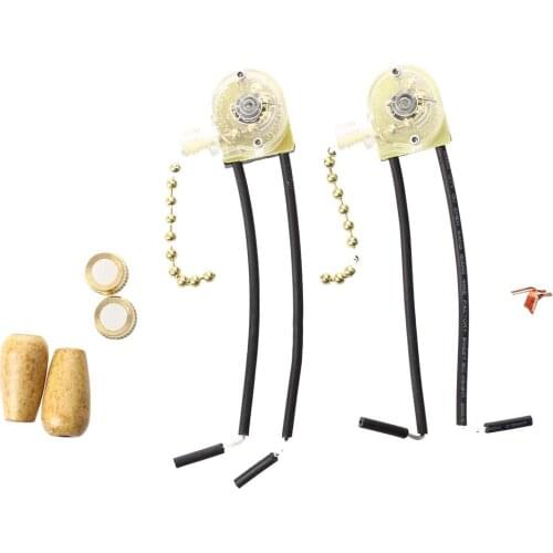 Top quality Chain gold for fan and switch lamp (2 pcss) 6 A 125 V AC 2 wire type