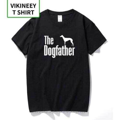 The dogfather Greyhound T-shirt High quality printed tshirt men Cotton short sleeved t shirt summer top camisetas hombre
