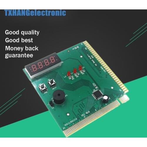 4-Digit Card PC Analyzer Computer Diagnostic Motherboard POST Tester For PCI & ISA Power On Self Test Card