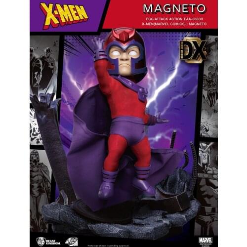 Beast kingdom Marvel X-Men Magneto Erik Lensherr Deluxe version of the scene model toy doll Model Kits Toy Figures