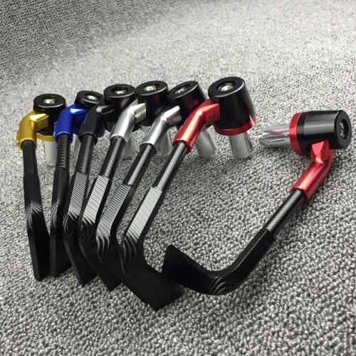 CNC Aluminum Motorcycle hand Protect Guard System Brake Clutch Levers Protector Falling Protection For Honda Suzuki