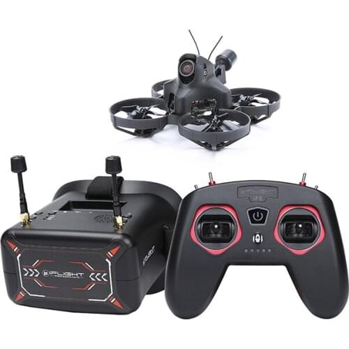 IFlight RTF Alpha A75 Analog BWhoop 20A F4 AIO 300mW 78mm Brushless 3S Tinywhoop iF8 Remote Controller DVR FPV Goggles