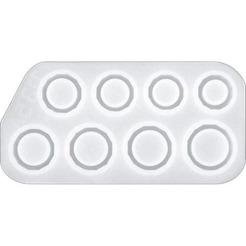 Assorted Rings Crystal Epoxy Resin Mold Jewerly Ring Silicone Mould DIY Crafts Casting Tool