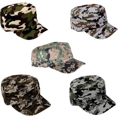 Adjustable Size Fishing Caps Camo Cap Patrol Castro Cap Golf Driving Visor Baseball Hat Camouflage for hunting hiking fishing