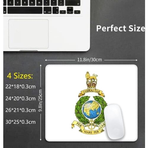 Royal Marines Emblem Mouse Pad DIY Print Corps Of Royal Marines Amphibious Light Infantry Force Royal